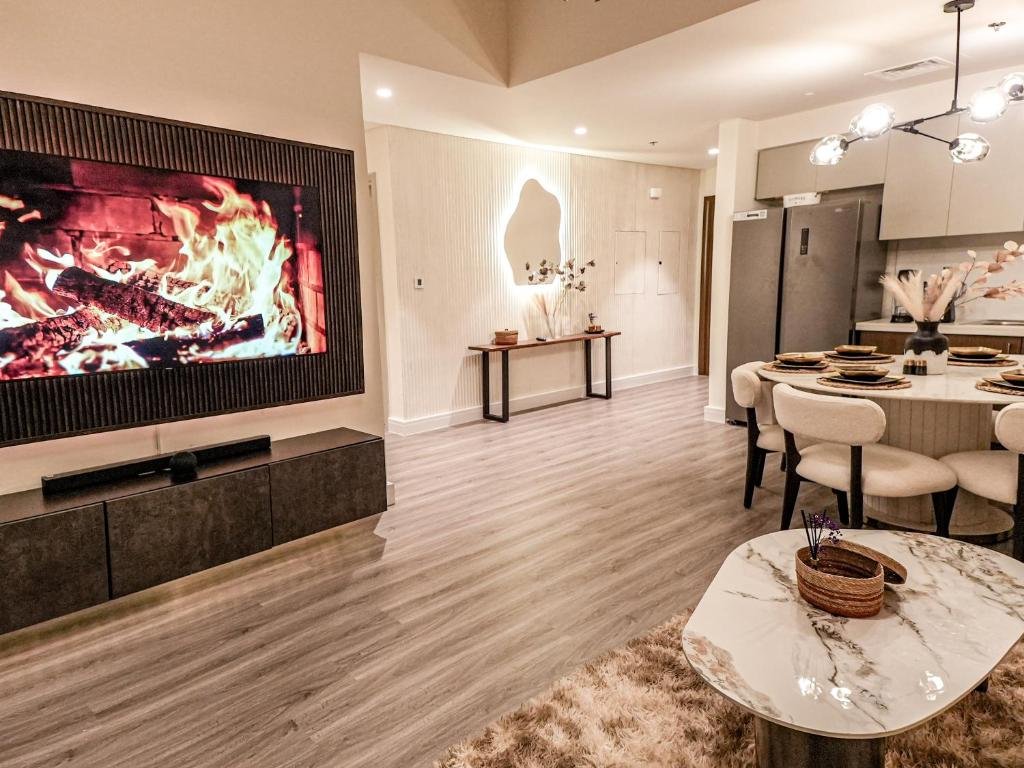 Premium tower apartment amenities